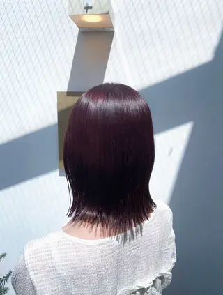 ミディアム サオリ仙台🩰儚カラ ー/透明感カラーのヘアスタイル
