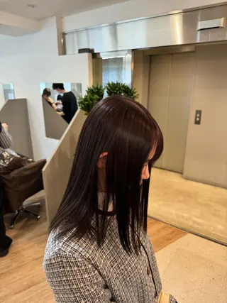 セミロング 箕面/ボブ/ 髪質改善/加藤優眞のヘアスタイル
