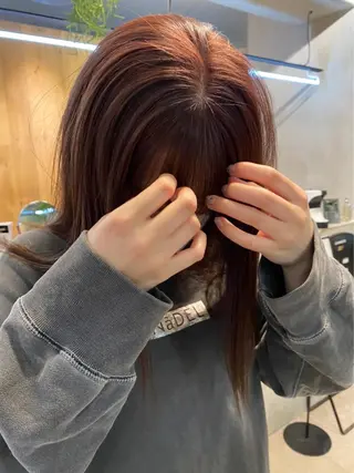 セミロング カラー REINA☁️透明感 カラー/ぷつっと♡のヘアスタイル