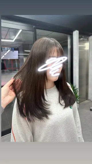 ロング カラー Sara newi 🎀透明感🎀のヘアスタイル