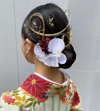 ヘアアレンジ 🌟アレンジが似合う カラー🌟Rumiのヘアスタイル