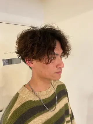 パーマ 桐畑 周のヘアスタイル