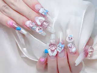 ネイル M🌷nail 長さだし専門店のネイルデザイン