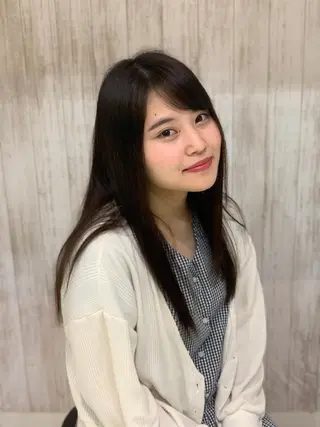 ロング 石沢 知康のヘアスタイル