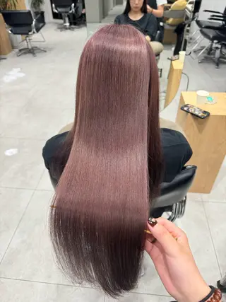 ロング カラー RAF TOKYO 薬院店所属・福岡／艶髪カラー/ 髪質改善/SAEのヘアスタイル