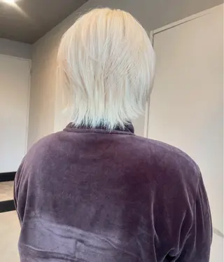 ショート カラー 透明カラー/レイヤー misaki °＊のヘアスタイル