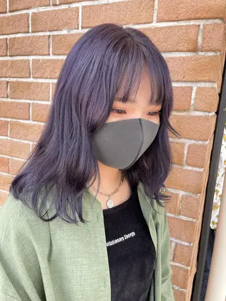 セミロング カラー ヘアアレンジ ボブヘアカット Rikapi❤️のヘアスタイル