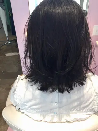 ミディアム 所渉/韓国レイヤー /ウルフカットのヘアスタイル