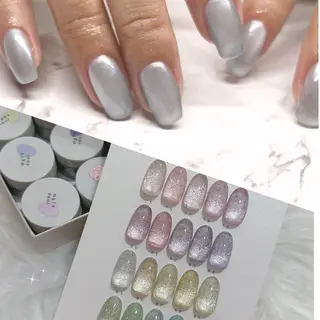 ネイル lili.nail y2k/ワンホンのネイルデザイン