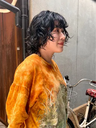 ミディアム rin&cambio所属・ヒロモト アサカのヘアスタイル