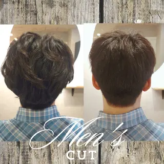 ショート メンズ GR 髪質改善トリートメント×ヘッドスパ【ジーアール】所属・🌺中村🌺毎日楽し くなる髪をご提案✨のヘアスタイル