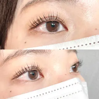 マツエク・マツパ Aim NAIL&EYELASH.BROW立花店所属・Aim立花店 Mihoのマツエク・マツパデザイン