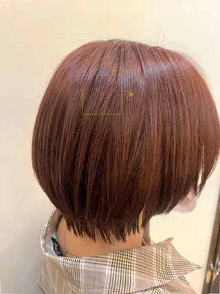 ショート カラー ♱地雷カラー♱ウルフ ♱ 藍衣 ♱のヘアスタイル