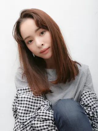 セミロング カラー 高橋友里亜 /フリーランスのヘアスタイル