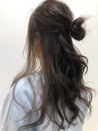 ロング カラー ヘアアレンジ MODE K's松原 YUMIのヘアスタイル