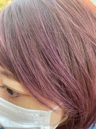 ミディアム カラー HARUKIMINATO横浜所属・デザインカラー モデル募集🌈のヘアスタイル