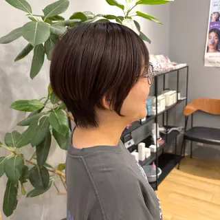 ショート 暖色/ボブ/吉岡美音 GIEN NU茶屋町のヘアスタイル