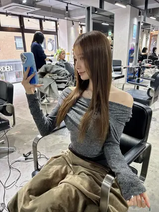 ロング 髪質改善大阪/ 酸性縮毛矯正/ゆうとのヘアスタイル