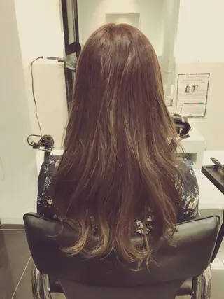 ロング カラー 関口 友行のヘアスタイル