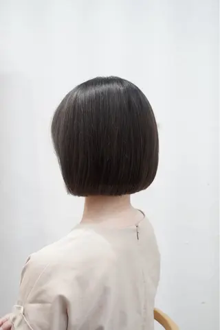 ミディアム 🪞透けヘア髪質改善 艶ベージュ/nagiのヘアスタイル