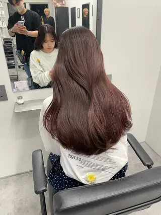 ロング 韓国ヘア/レイヤー 🇰🇷/艶髪/長橋のヘアスタイル