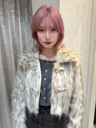 ミディアム カラー mai / linoah˚✧のヘアスタイル