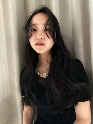 ロング RED／SILVER フウカ✩.*˚のヘアスタイル