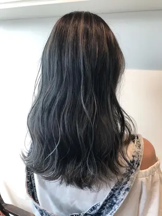 セミロング カラー 💐パーソナルカラー /市橋加菜💐のヘアスタイル