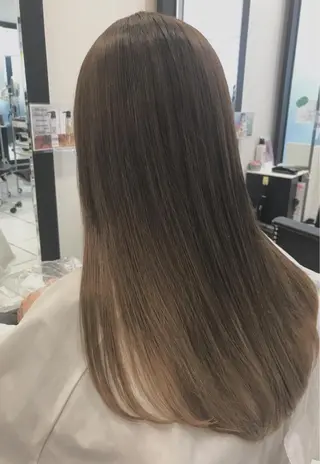 セミロング カラー YASU🍎CUT 赤系カラー/ヘアケアのヘアスタイル