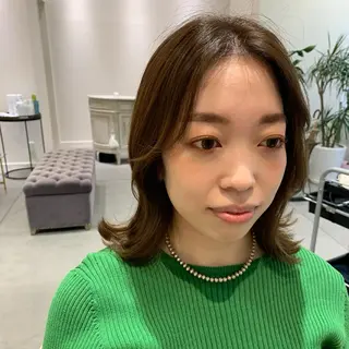 ミディアム カラー 似合わせヘア/ sayakaのヘアスタイル