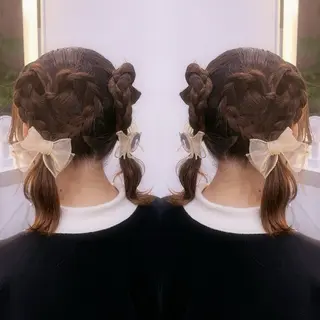 ヘアアレンジ 秋葉原コットン所属・ヘアセット 🤍AIRA🤍のヘアスタイル