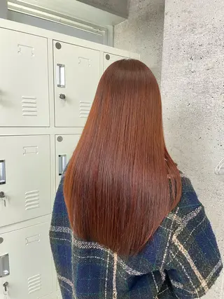 セミロング 🫧バレイヤージュ/ ハイトーン/ミズキのヘアスタイル