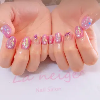 ネイル La neige* yuki 🥯🍑のネイルデザイン