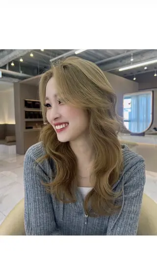 カラー 髪質改善/透明感カラ ー/みほのヘアスタイル