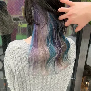 ミディアム カラー SALOWIN札幌大通店所属・‎🤍札幌ハイトーン 🤍シンゴのヘアスタイル