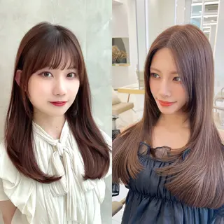 ロング カラー MAEUL NAGOYA所属・前髪顔周り/レイヤー 韓国/桔川恒のヘアスタイル