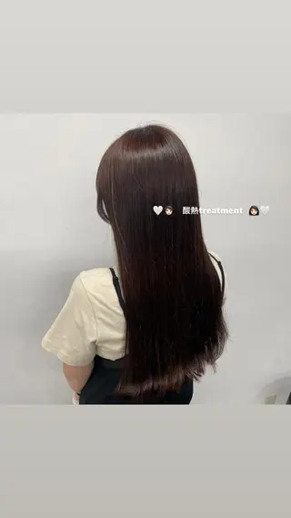 ロング カラー パーマ ヘアアレンジ メンズ キッズ ネイル マツエク・マツパ 透明感カラー・レイヤ ー🎀amika🎀のヘアスタイル