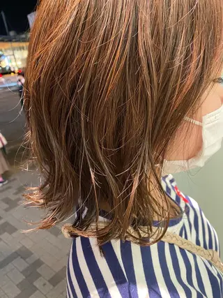 セミロング 吉田 翔太のヘアスタイル