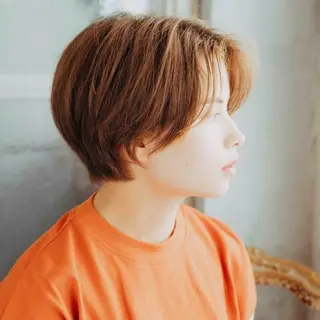 ショート カラー ハイトーン/ボブ/ ハイライト🌱ᩚ涼介のヘアスタイル