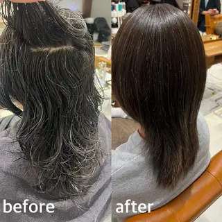パーマ メンズ 🫧艶髪カラー🫧 伊原修子のヘアスタイル
