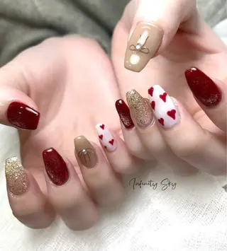 ネイル infinity skyのネイルデザイン