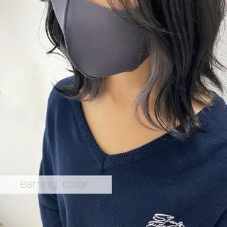 セミロング カラー 透明感カラー💖 Stylist佐藤澪のマツエク・マツパデザイン