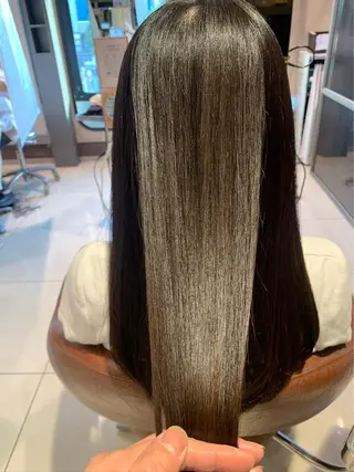 ロング カラー 🌙透明感カラー／ 丁寧施術｜松本のヘアスタイル