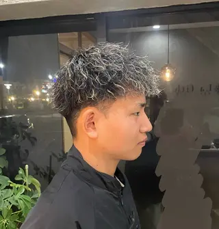 パーマ メンズ la fith hair too.所属・la fith hinaのヘアスタイル