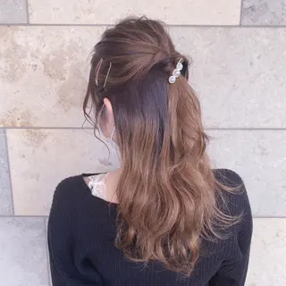 ロング ヘアアレンジ 顔周り🇰🇷韓国 レイヤー/いづみ💞のヘアスタイル