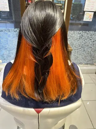 セミロング カラー 💜髪質改善推し💜 Sein.せりのヘアスタイル