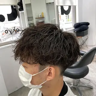 パーマ メンズ ✨️ツイスパ波巻き特 化小杉澪生✨️のヘアスタイル