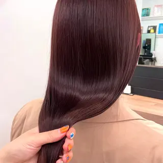 セミロング カラー ヘアアレンジ 暖色ダブルカラーボブ レイヤー🌈AINAのヘアスタイル