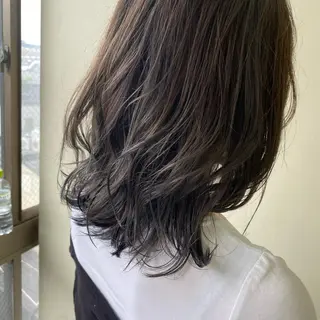 ミディアム カラー くびれミディ🌷 暖色系No1高橋智のヘアスタイル