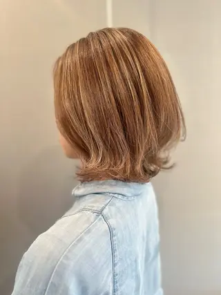 ミディアム カラー K Harukaのヘアスタイル